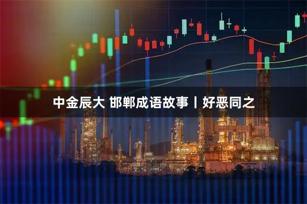 中金辰大 邯郸成语故事丨好恶同之
