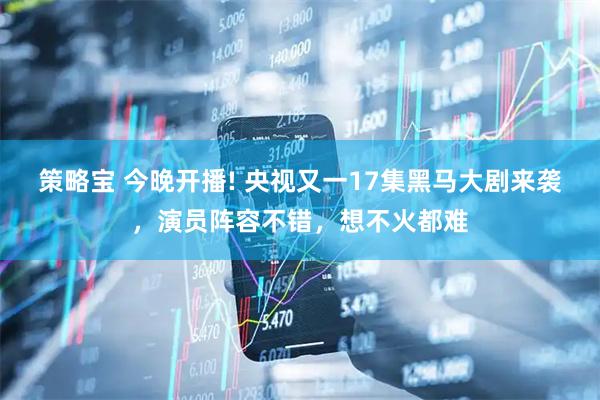 策略宝 今晚开播! 央视又一17集黑马大剧来袭，演员阵容不错，想不火都难